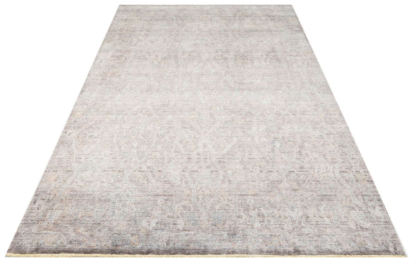 Uşak Carpet Special Anthracite Bronze Living Room Carpet Produced by Hand on Special Looms