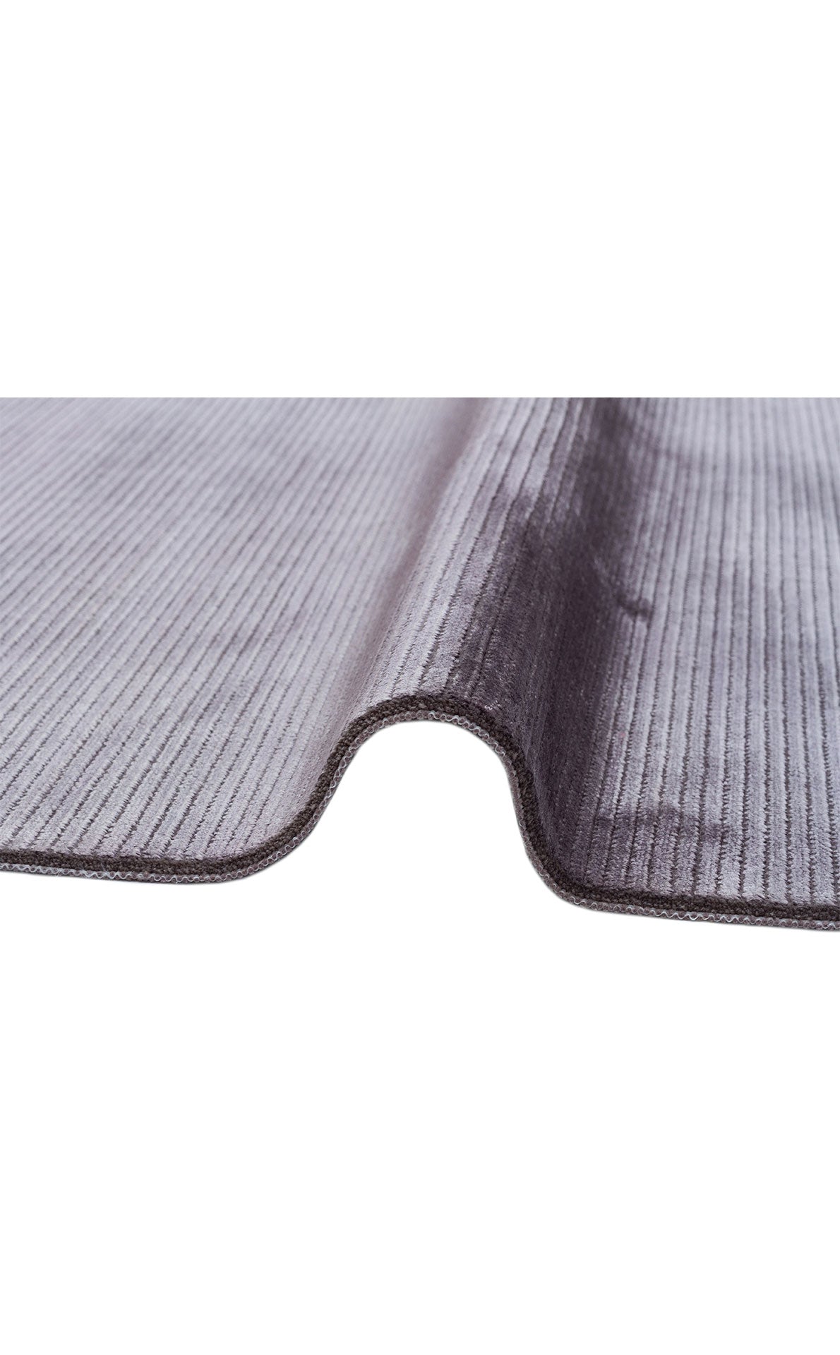 Shiny Natural Material Bamboo Plain Anthracite Color Soft Textured Modern Machine Made Living Room Carpet