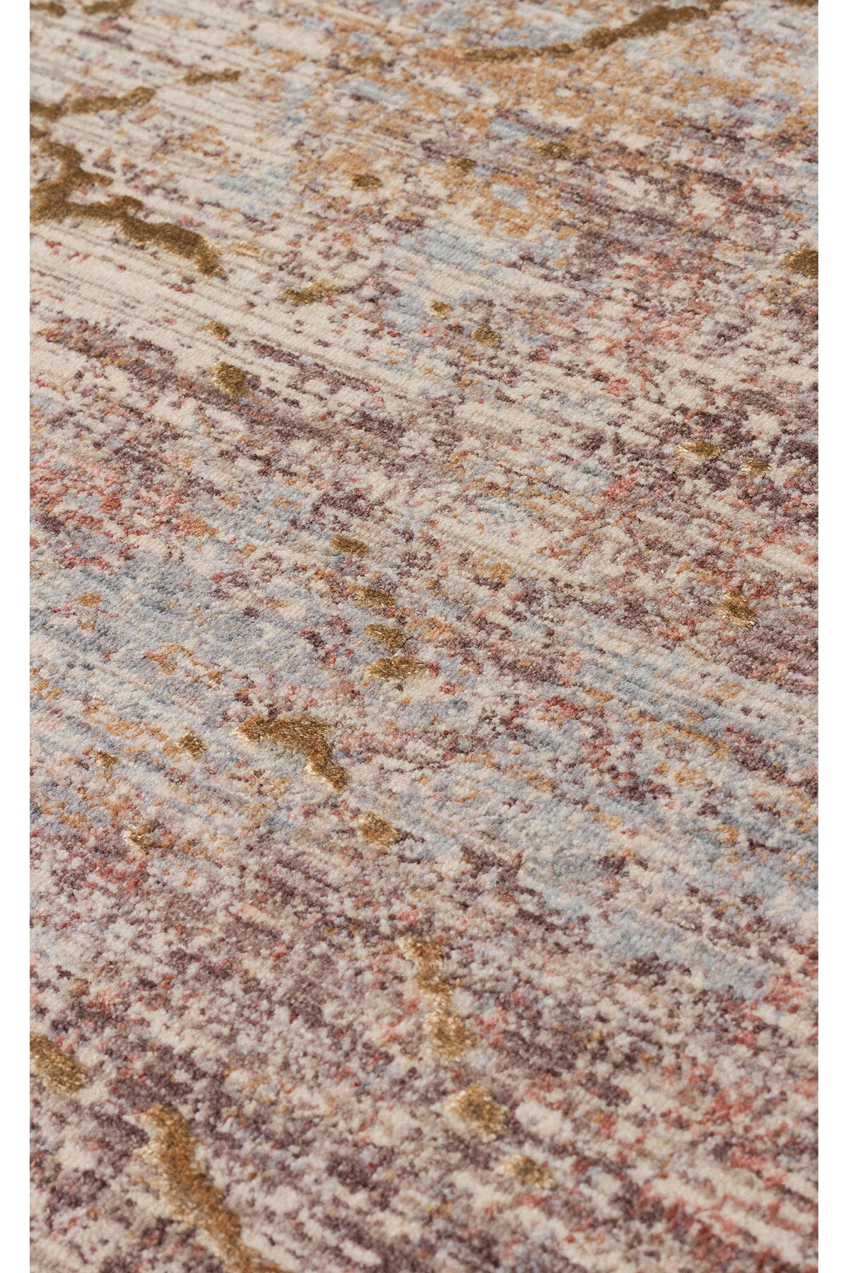 Patina Klasik Vintage Kabartmalı Bej Sık Dokuma Yumuşak Dokulu Modern Dekoratif Salon Halısı
