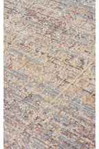 Patina Klasik Vintage Kabartmalı Bej Sık Otantik Dokuma Yumuşak Dokulu Modern Dekoratif Salon Halısı