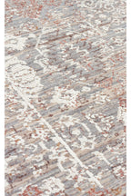 Patina Klasik Vintage Kabartmalı Bej Sık Otantik Dokuma Yumuşak Dokulu Modern Dekoratif Salon Halısı