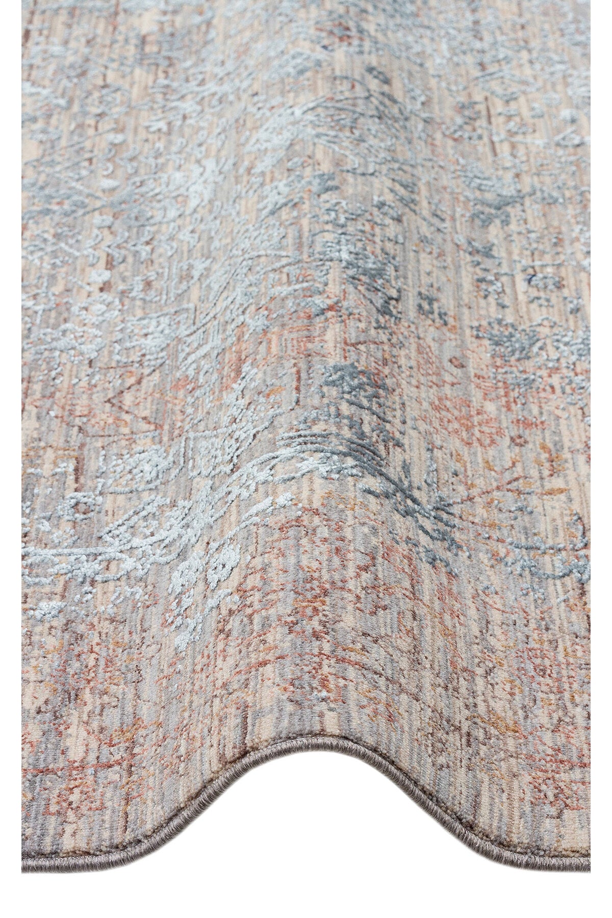 Patina Classic Vintage Embossed Beige Tightly Authentic Woven Soft Textured Modern Decorative Living Room Rug