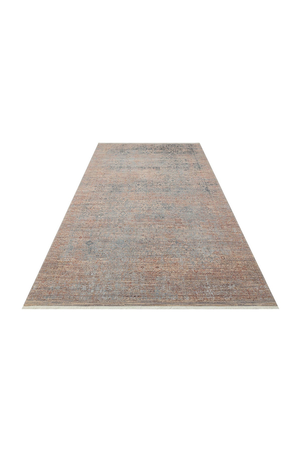 Patina Klasik Vintage Kabartmalı Bej Sık Otantik Dokuma Yumuşak Dokulu Modern Dekoratif Salon Halısı