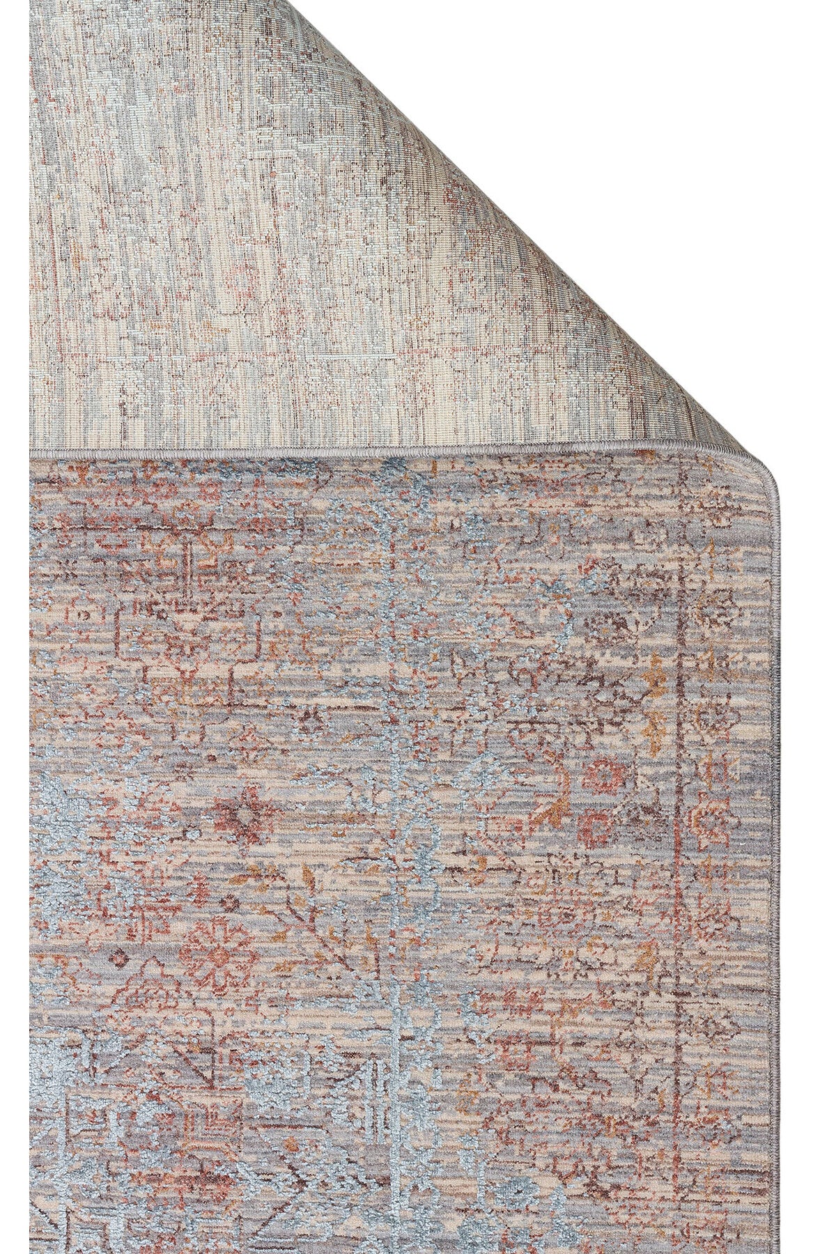 Patina Klasik Vintage Kabartmalı Bej Sık Otantik Dokuma Yumuşak Dokulu Modern Dekoratif Salon Halısı