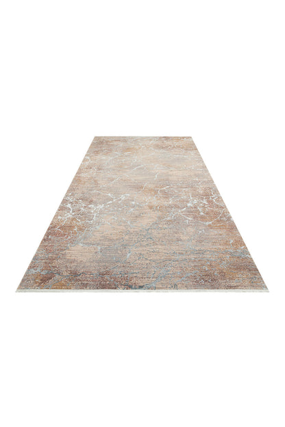 Patina Klasik Vintage Kabartmalı Gri Bej Sık Dokuma Yumuşak Dokulu Modern Dekoratif Salon Halısı