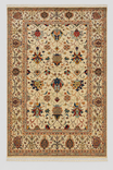 El Dokuma Sultani Motifli Oryantal Desenli Vintage Premium Dekoratif Salon Halısı - Bej