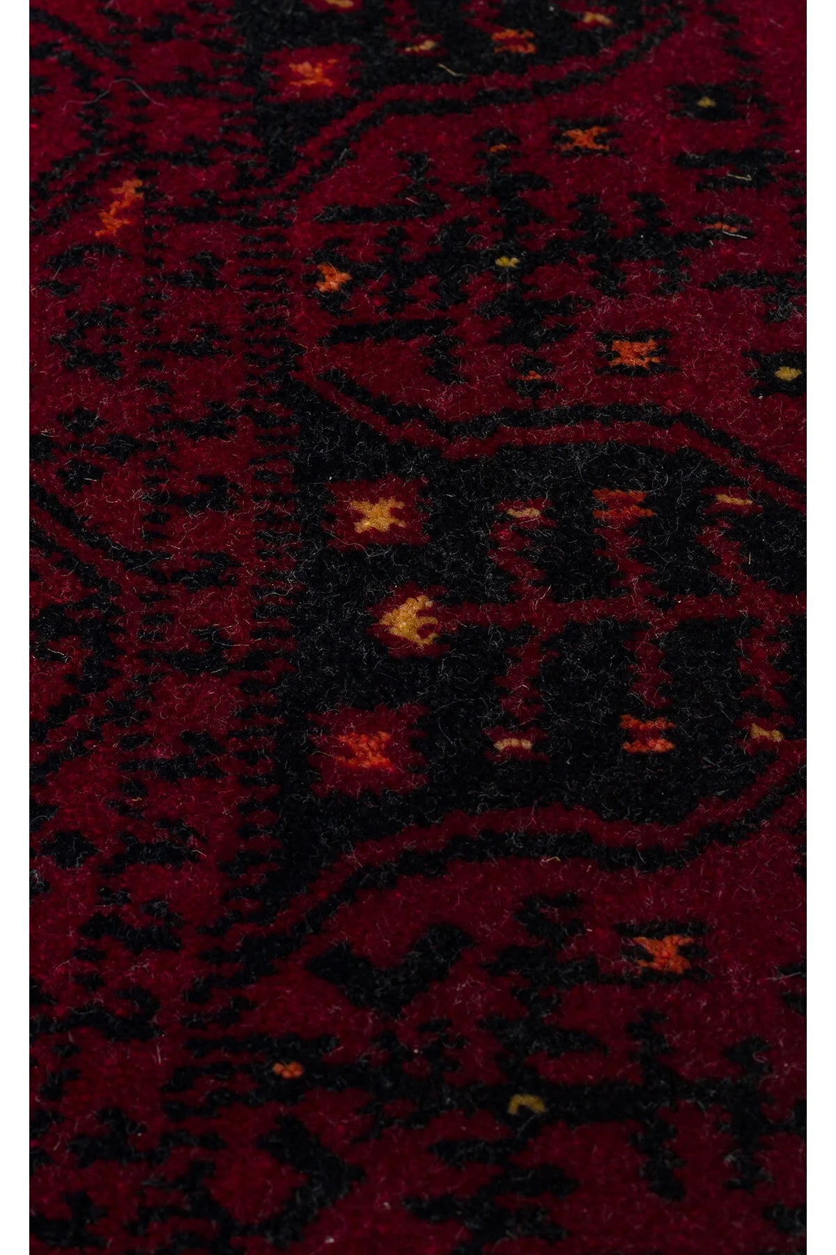 Sahra Nostaljik El Emeği Kırmızı Otantik Uşak Motifli Saçaklı Lüks Klasik Salon Halısı