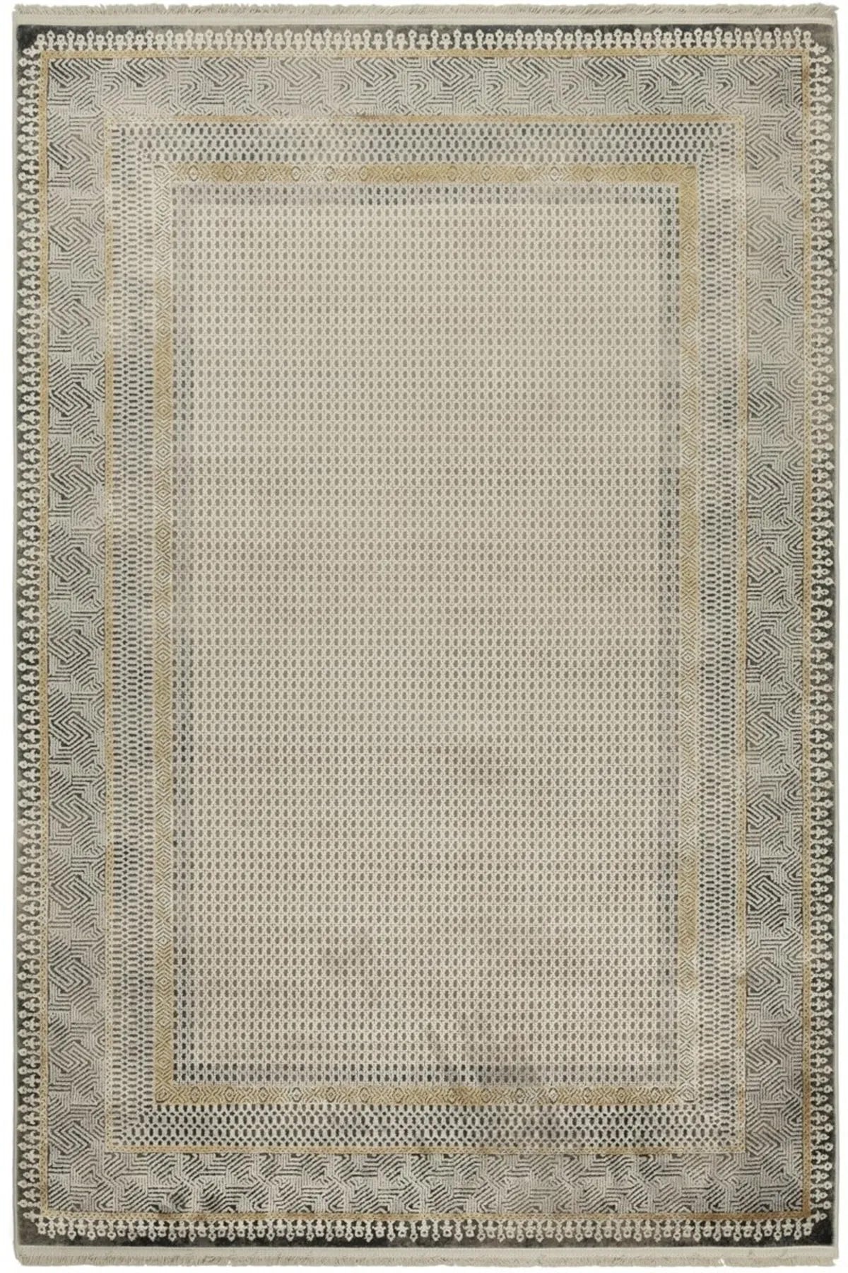 Tuğra Halı Diva Bamboo Silk Gold Color Living Room Carpet