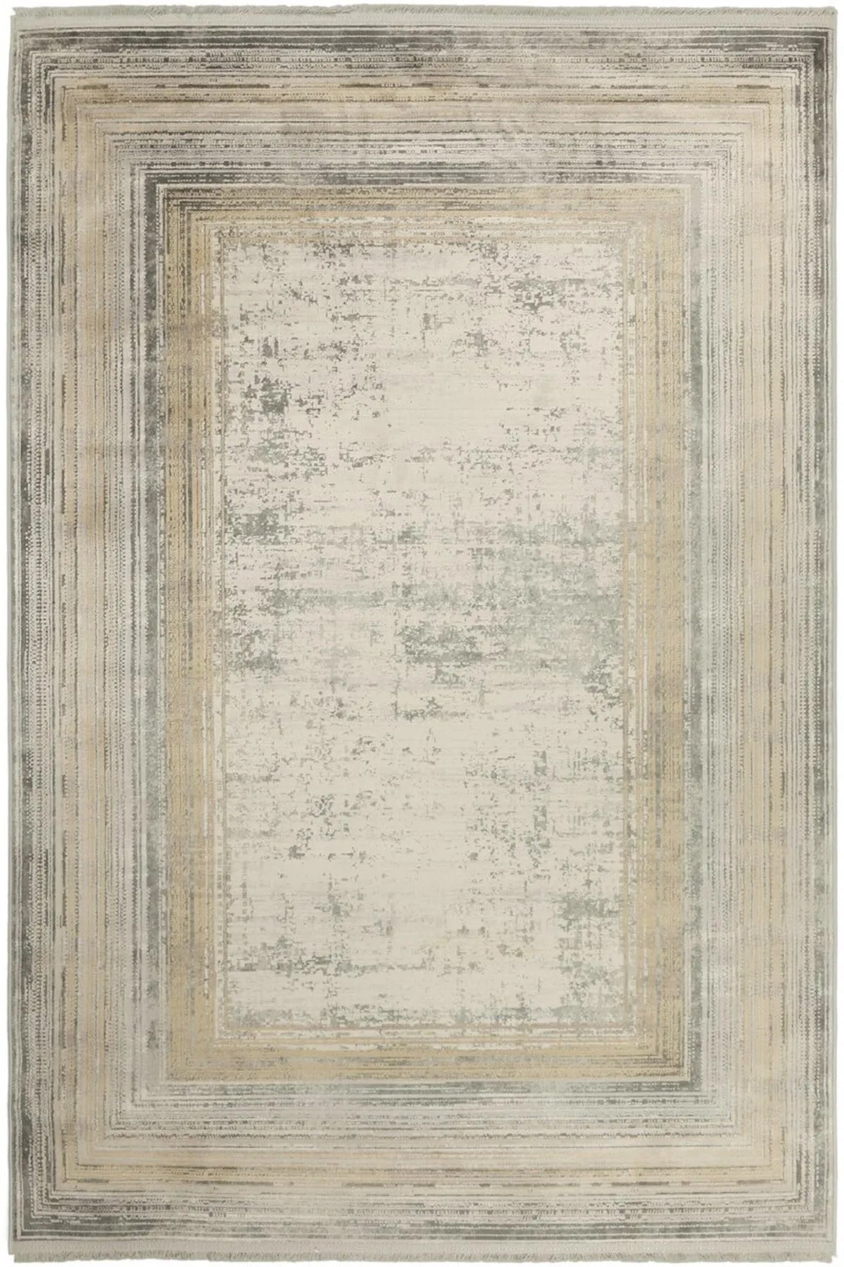 Tuğra Halı Diva Bamboo Silk Gold Beige Living Room Carpet