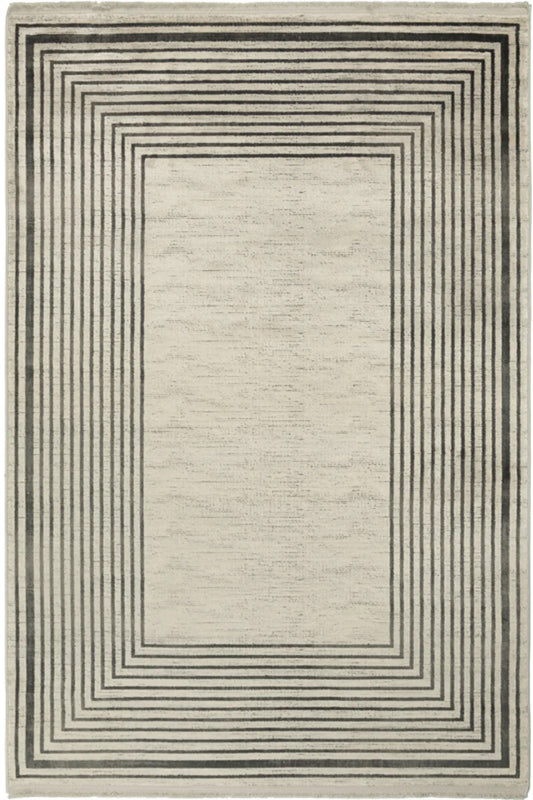 Tuğra Halı Diva Bamboo Silk Brown Gray Living Room Carpet