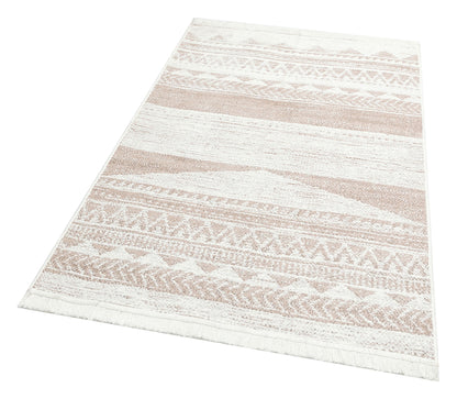 Modern Patterned Woven Washable Double Sided Cotton Natural Rug Living Room Kitchen Hallway