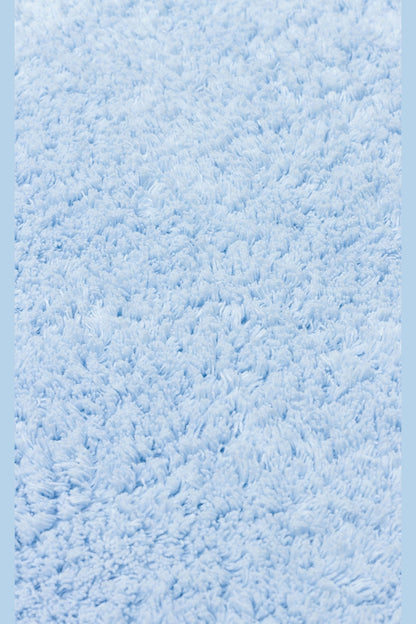 Natural Cotton Blue Baby Room Carpet Children's Room Carpet Washable Non-Slip Based Stain Resistant