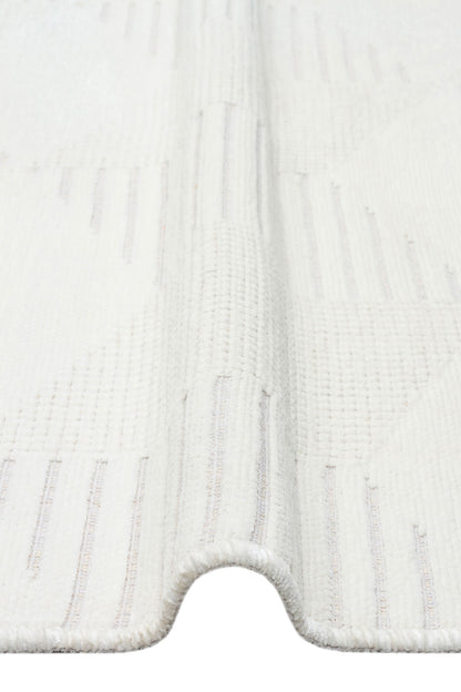 Soft Textured Antiallergic Lint Does Not Give Dust Antibacterial Practical Washable Non-Slip Cream Rug