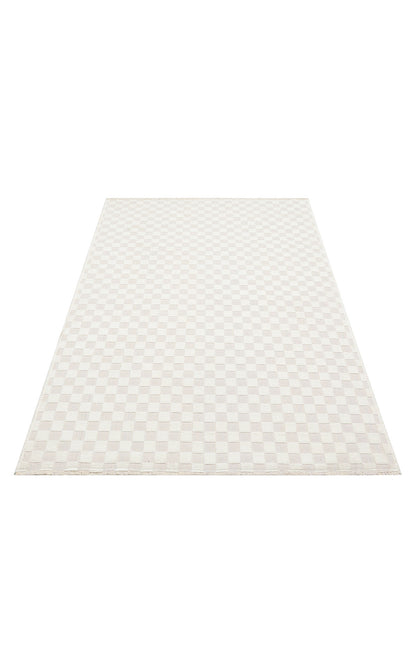 Soft Textured Antiallergic Lint Does Not Give Dust Antibacterial Practical Washable Non-Slip Cream Rug