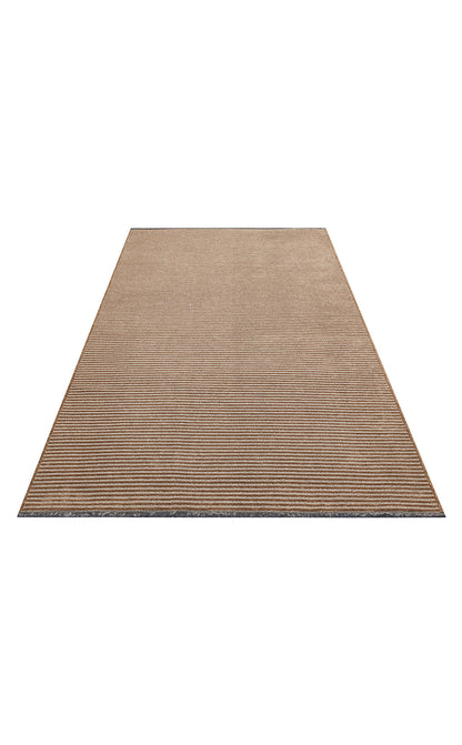 Soft Textured Antiallergic Lint Does Not Give Dust Antibacterial Practical Washable Non-Slip Beige Rug