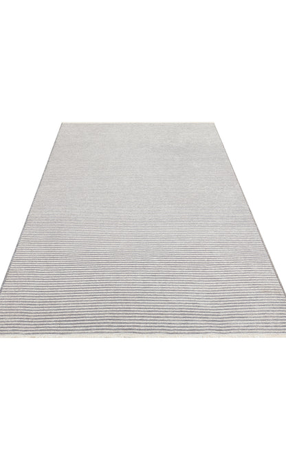 Soft Textured Antiallergic Lint Dustproof Antibacterial Practical Washable Non-Slip Gray Rug