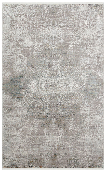 Luminous Bamboo Natural High Quality Closely Woven Modern High Low Texture Cream Gray Living Room Carpet