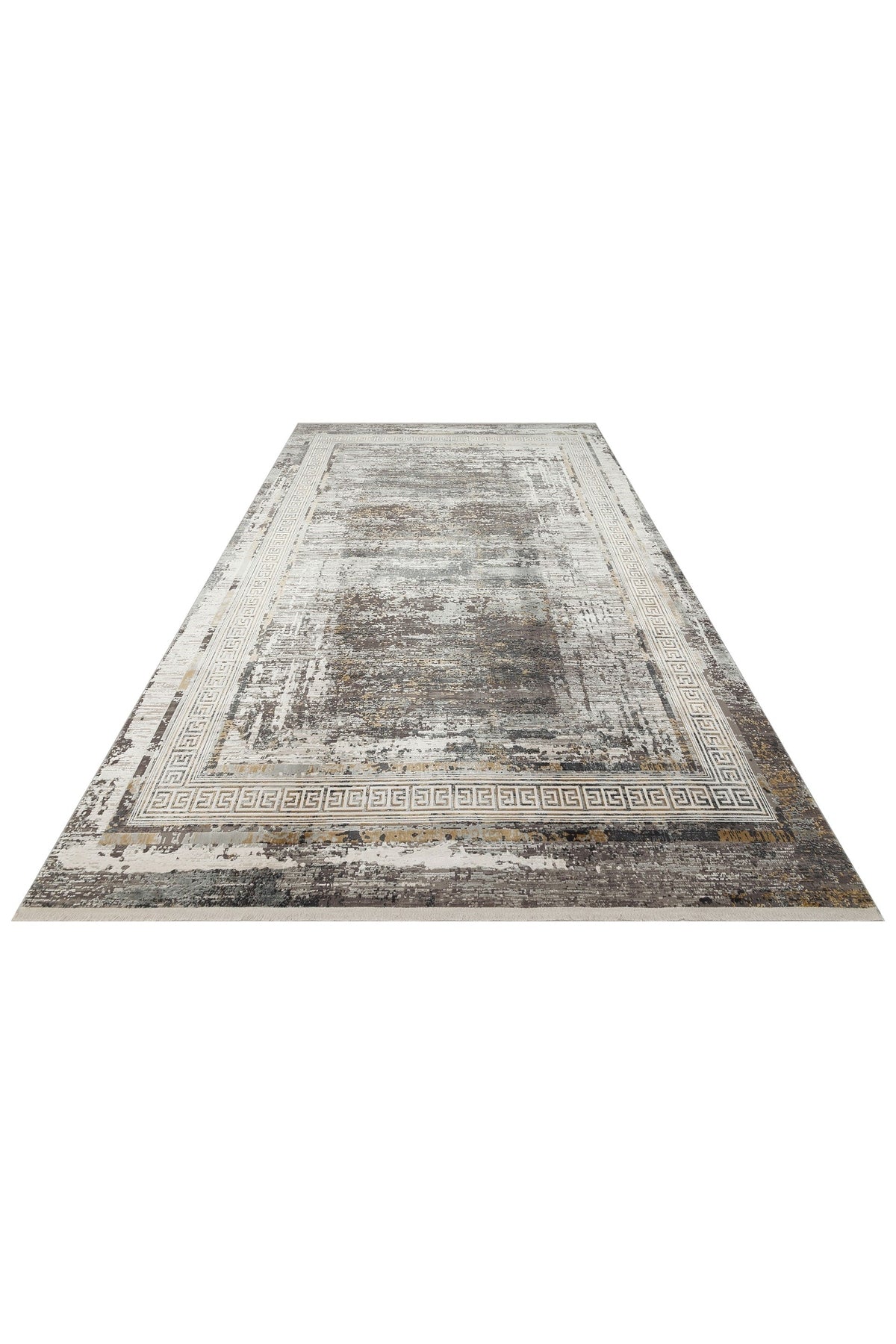 Luminous Bamboo Natural High Quality Closely Woven ModernHigh Low Texture Gray Beige Living Room Carpet