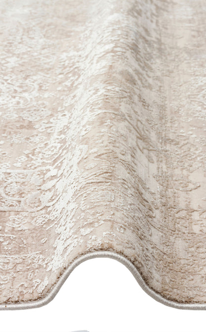 Luminous Bamboo Natural High Quality Closely Woven Modern High Low Texture Cream Living Room Carpet