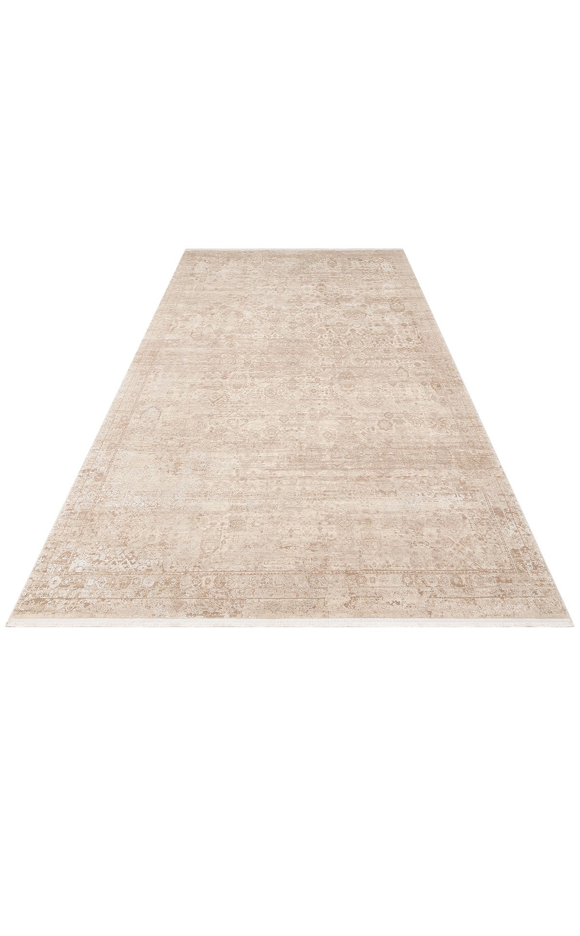 Luminous Bamboo Natural High Quality Closely Woven Modern High Low Texture Cream Living Room Carpet