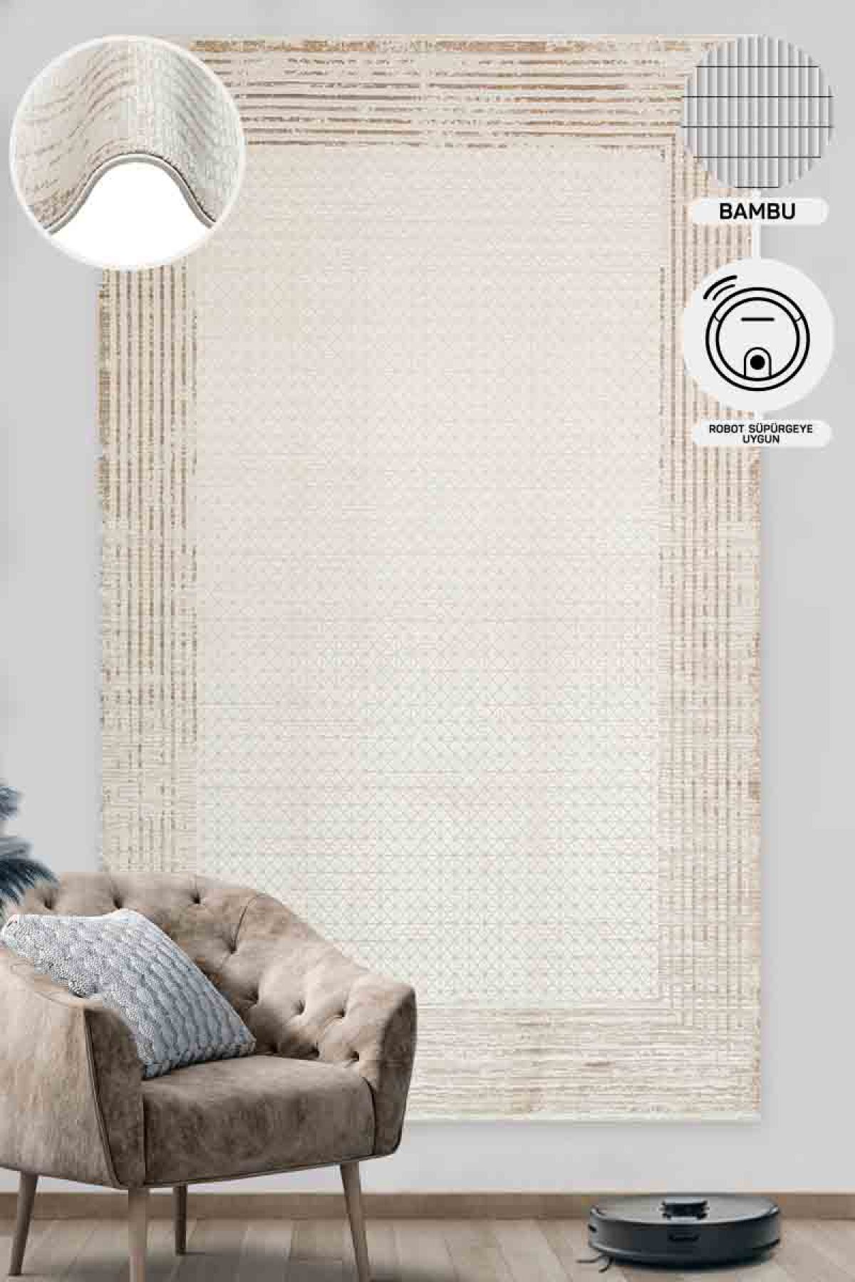 High Quality Closely Woven Modern Soft Textured Cream Gold Color Custom Living Room Carpet