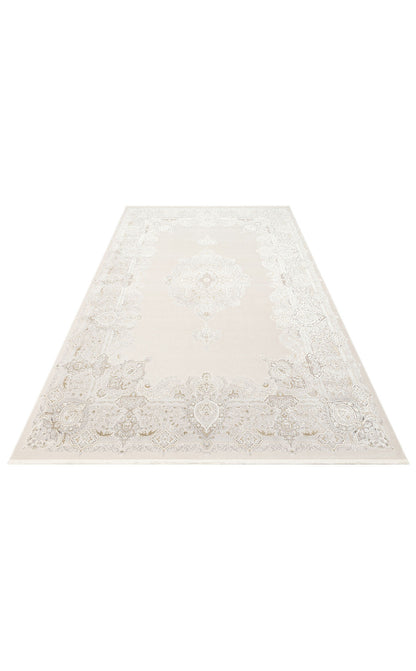 Closely Woven Modern Soft Textured High Quality Special Design Cream Gray Living Room Carpet