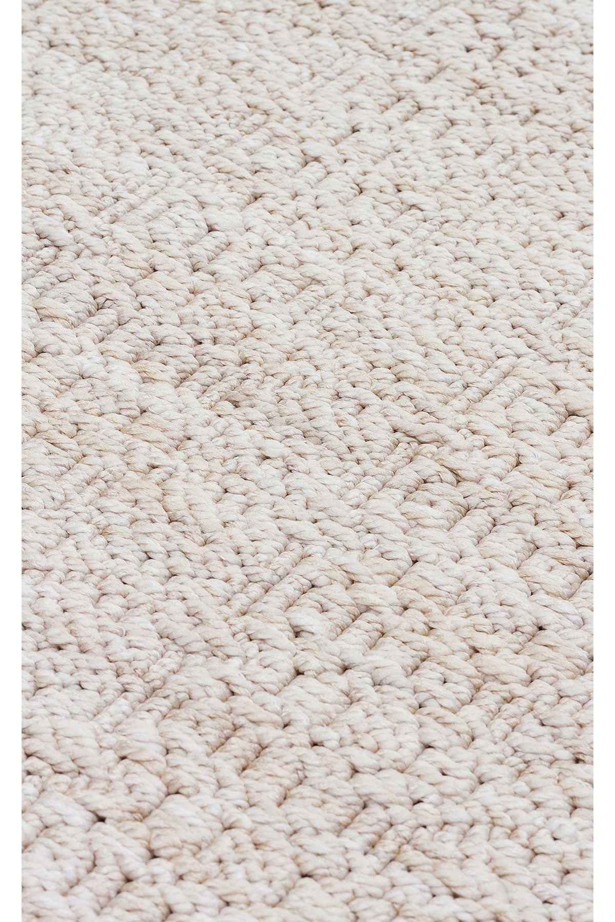 Soft Textured Antiallergic Modern Knitted Beige Carpet Living Room Kitchen Hallway Bedroom Carpet