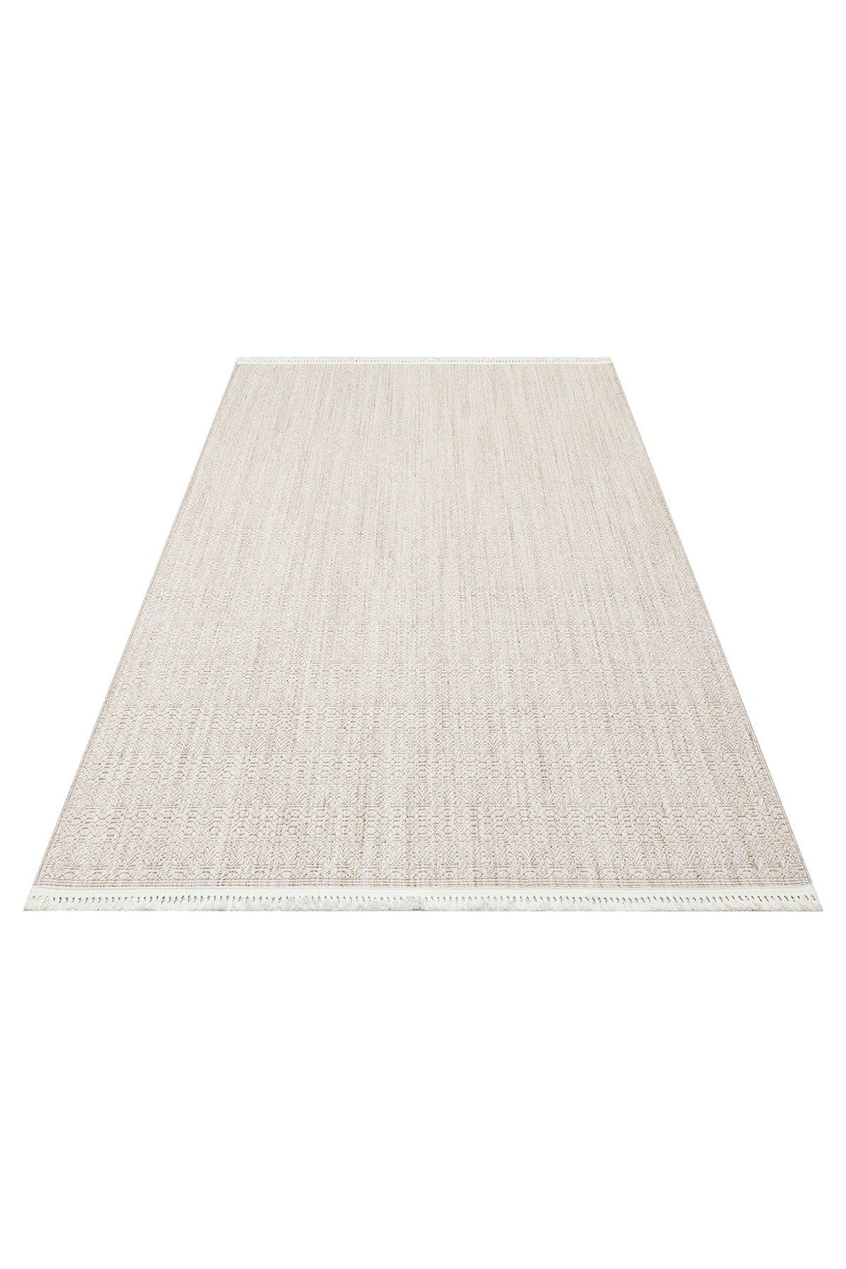 Soft Textured Antiallergic Modern Knitted Beige Carpet Living Room Kitchen Hallway Bedroom Carpet