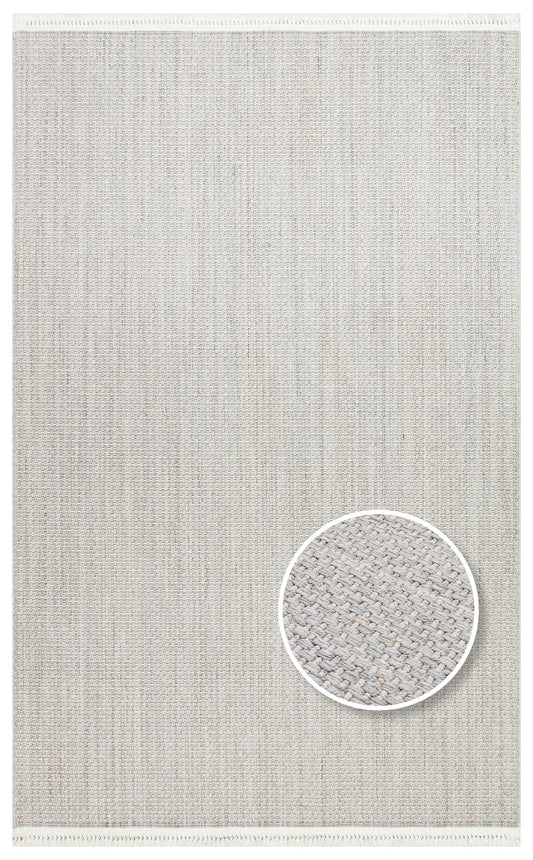 Soft Textured Antiallergic Modern Knitted Beige Gray Carpet Living Room Kitchen Hallway Bedroom Carpet