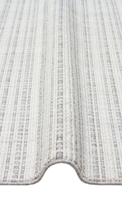 Soft Textured Antiallergic Modern Knitted White Gray Living Room Kitchen Hallway Bedroom Carpet