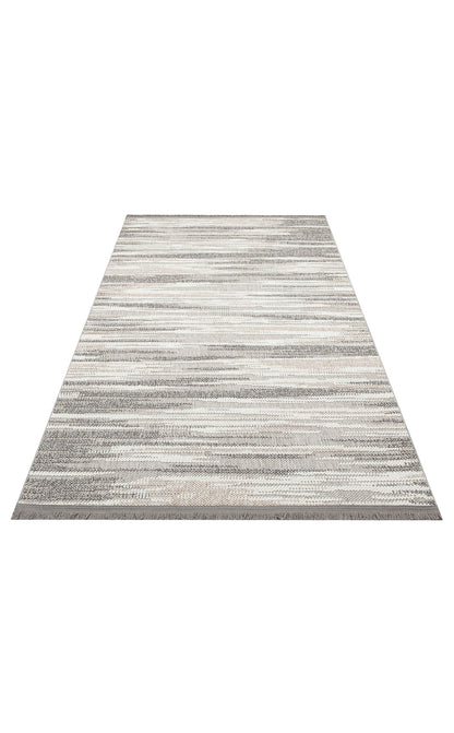 Soft Textured Knit Woven Modern Gray White Machine Made Carpet Living Room Kitchen Hallway Living Room Carpet