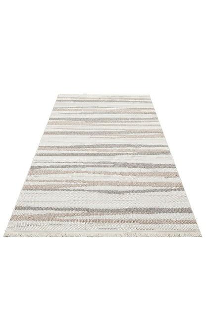 Soft Textured Knit Woven Modern White Beige Machine Made Carpet Living Room Kitchen Hallway Living Room Carpet