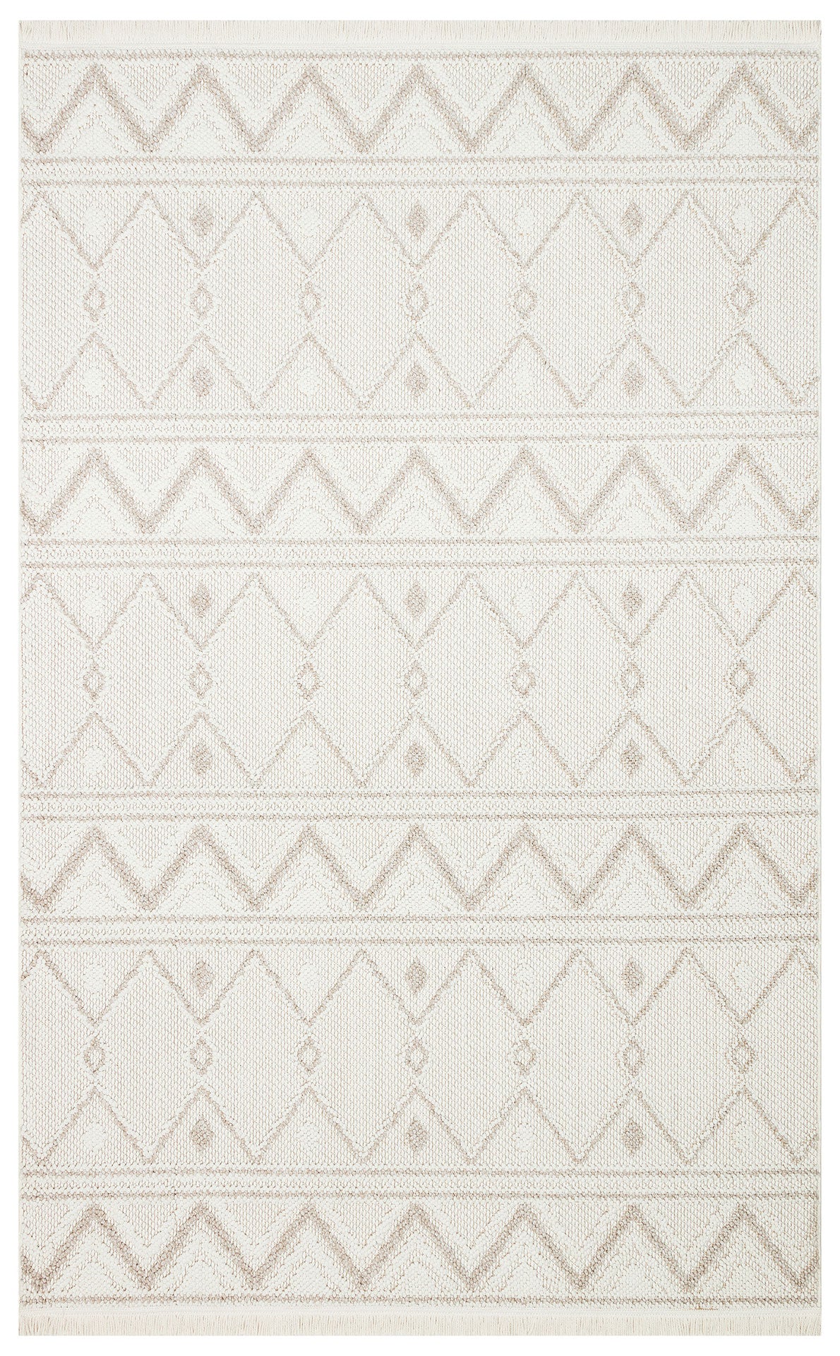 Soft Textured Knit Woven Modern White Beige Machine Made Carpet Living Room Kitchen Hallway Living Room Carpet