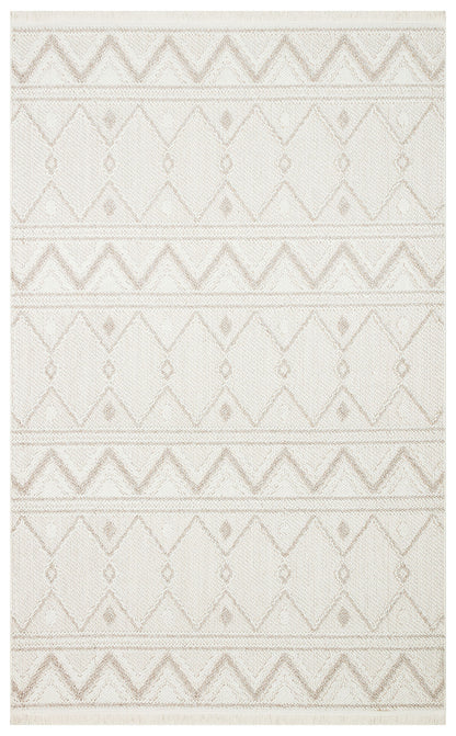 Soft Textured Knit Woven Modern White Beige Machine Made Carpet Living Room Kitchen Hallway Living Room Carpet