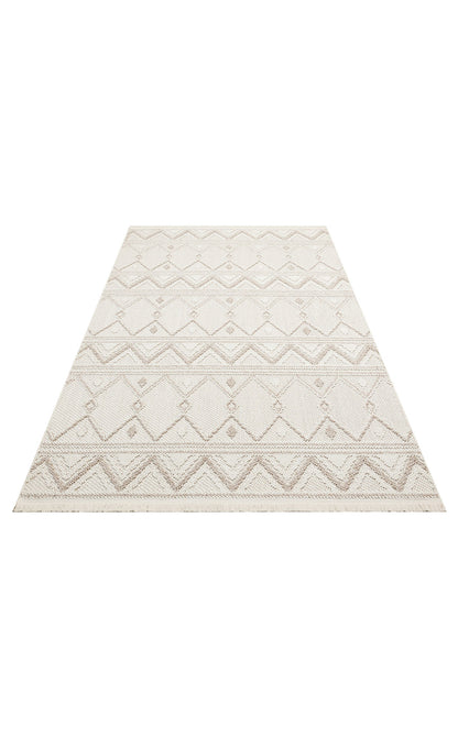 Soft Textured Knit Woven Modern White Beige Machine Made Carpet Living Room Kitchen Hallway Living Room Carpet