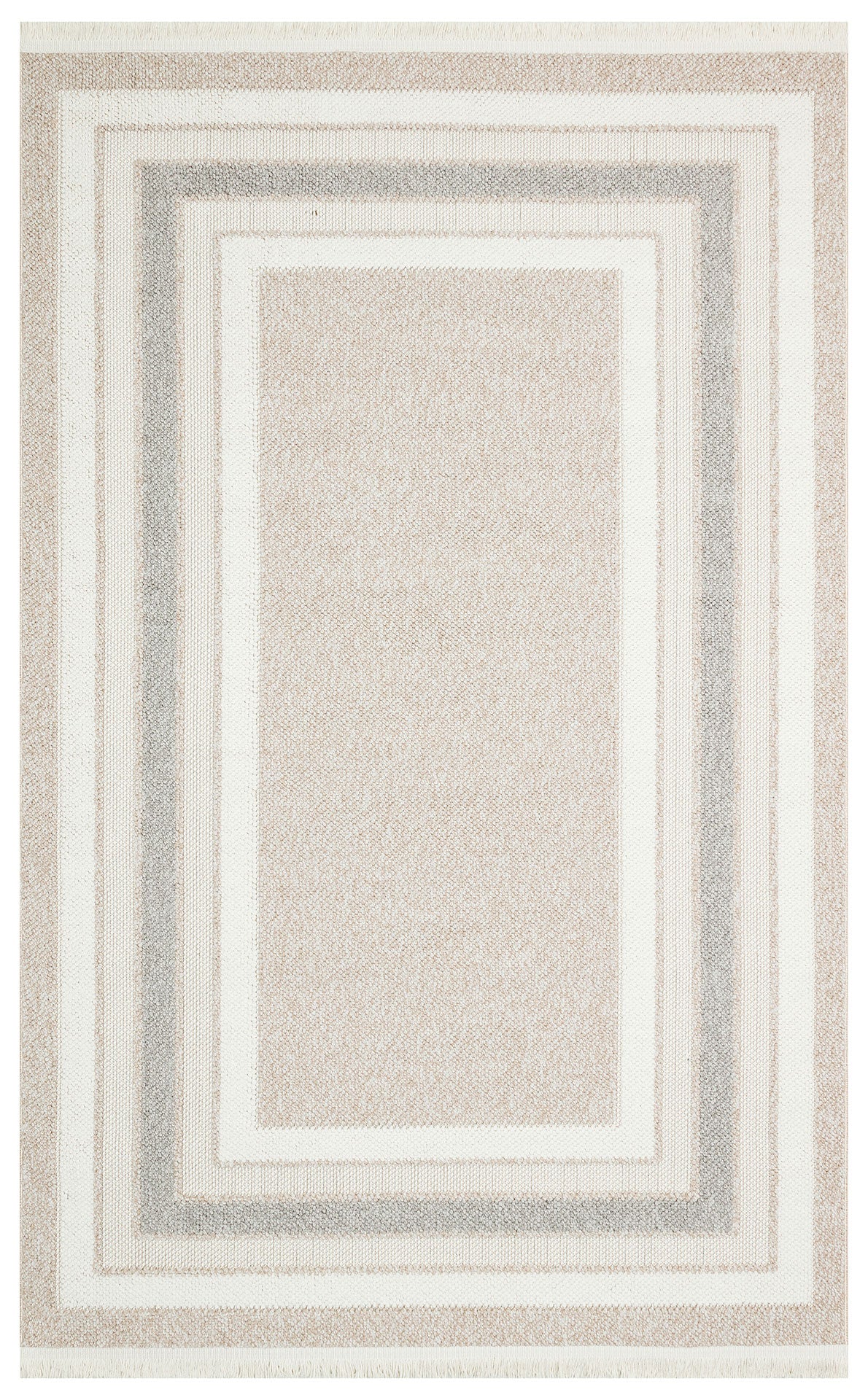 Soft Textured Knit Woven Modern Beige Gray Machine Made Carpet Living Room Kitchen Hallway Living Room Carpet