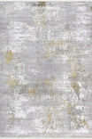 Blow Grey Abstract Pattern Soft Textured Machine-Made Rug | Living Room Lounge Hallway Runner Kitchen Modern Luxury