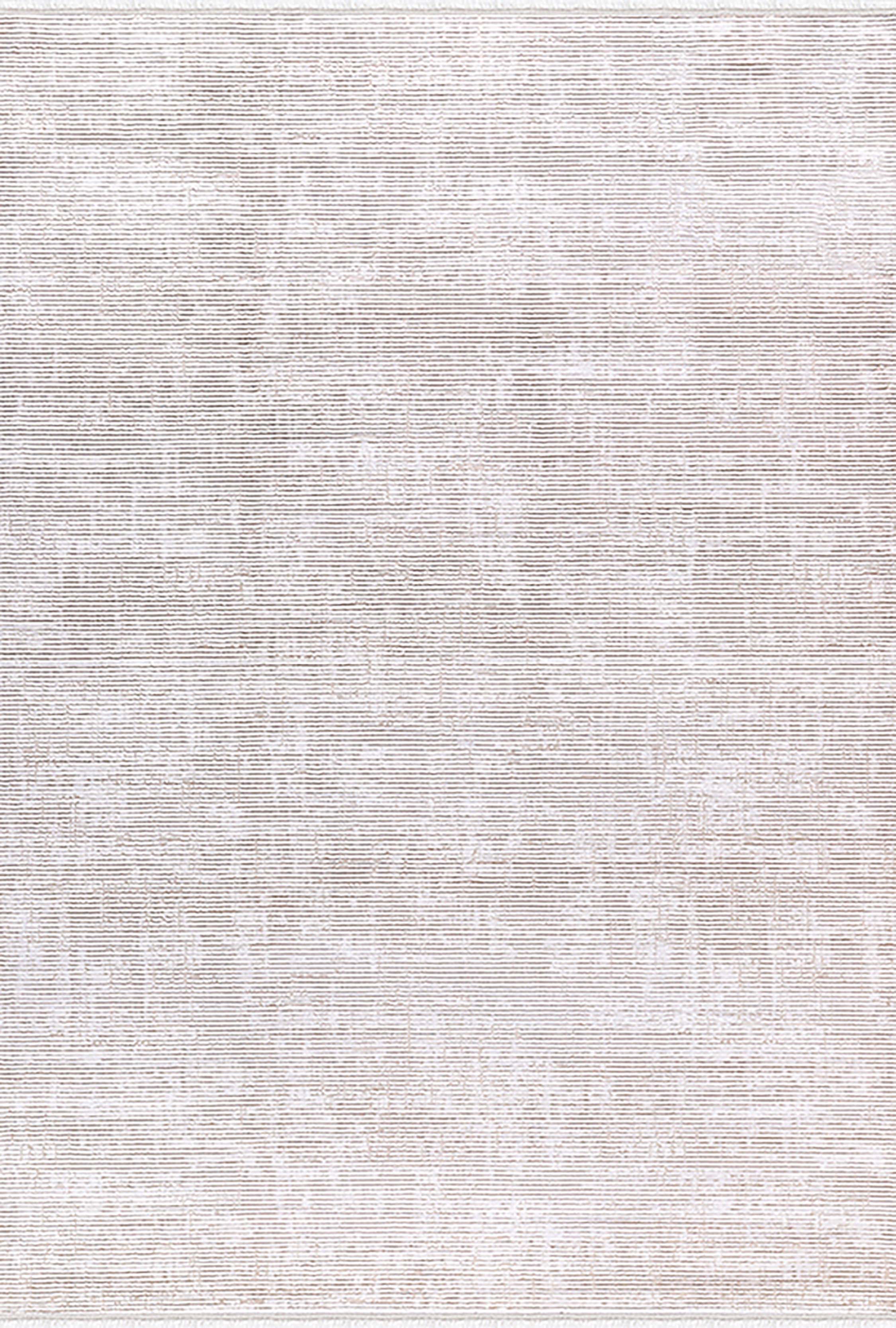 Blow Beyaz Çizgili Minimalist Desenli Yumuşak Dokulu Makine Halısı | Salon Oturma Odası Koridor Yolluk Mutfak